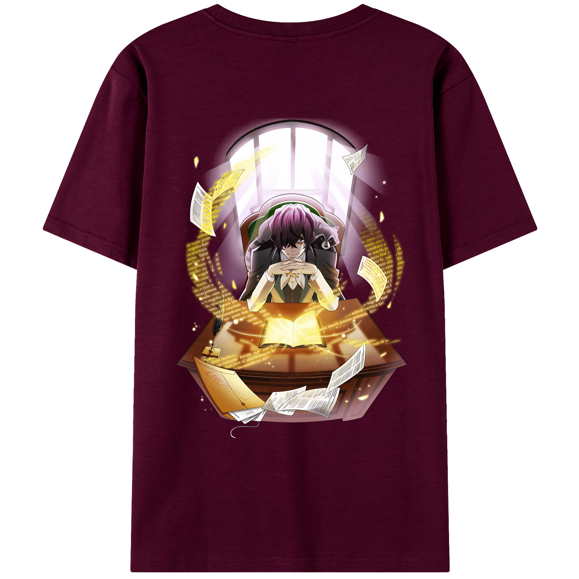 （画像用） 文豪ストレイドッグス Bungo Stray Dogs レディース半袖Tシャツ(バックプリント)
